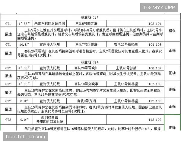 裁判报告的关键要素与判罚依据解析
